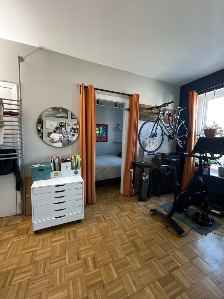 Gym and office room