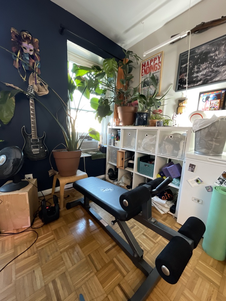 Gym and office room